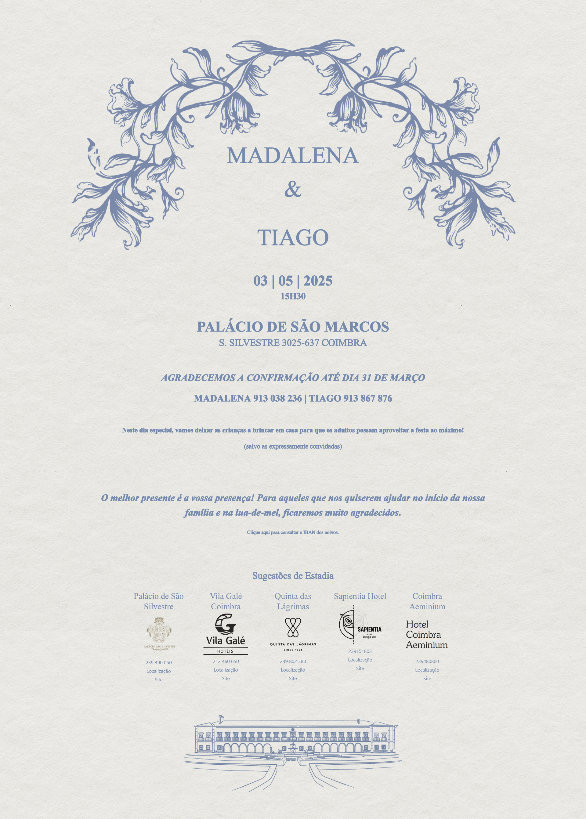 Casamento | Madalena & Tiago — desktop
