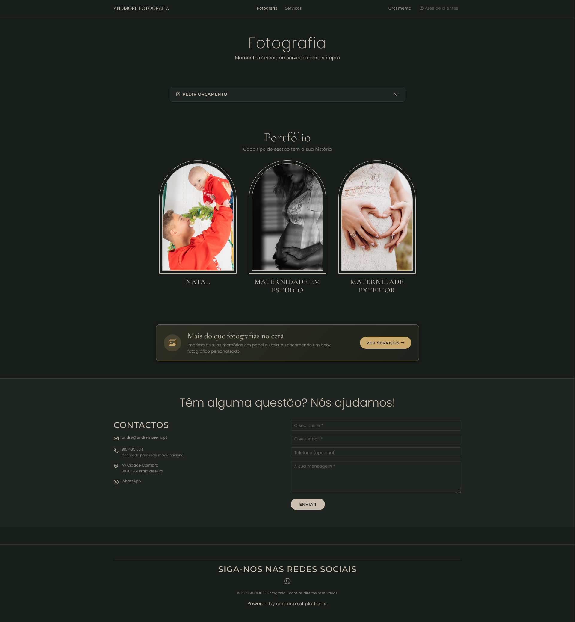 Fotografia AndMore — desktop